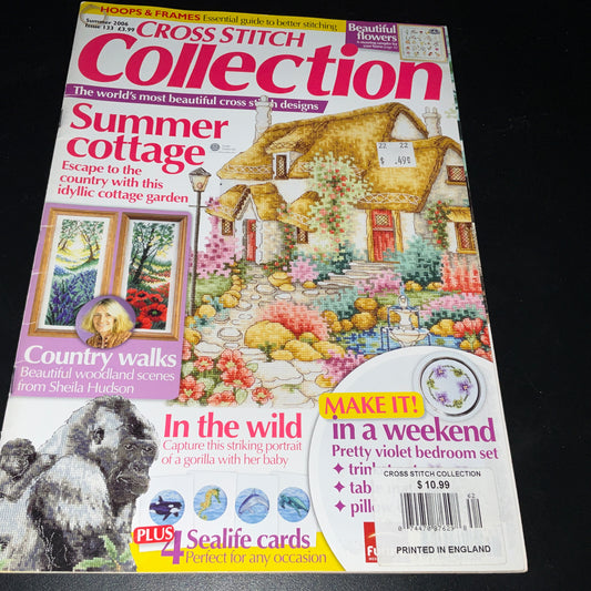 Cross Stitch Collection magazine vintage summer 2006 issue cross stitch magazine
