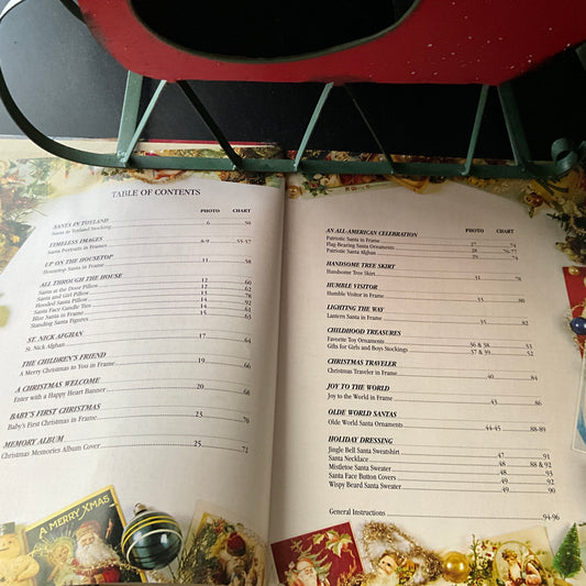 Leisure Arts choice Christmas vintage counted cross stitch charts see pictures and variations*