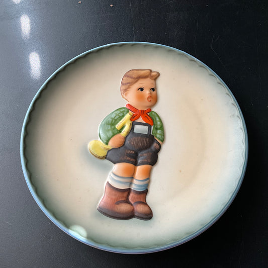 Schmid Hark the Herald vintage 1984 first annual statuette decorative plate collectible