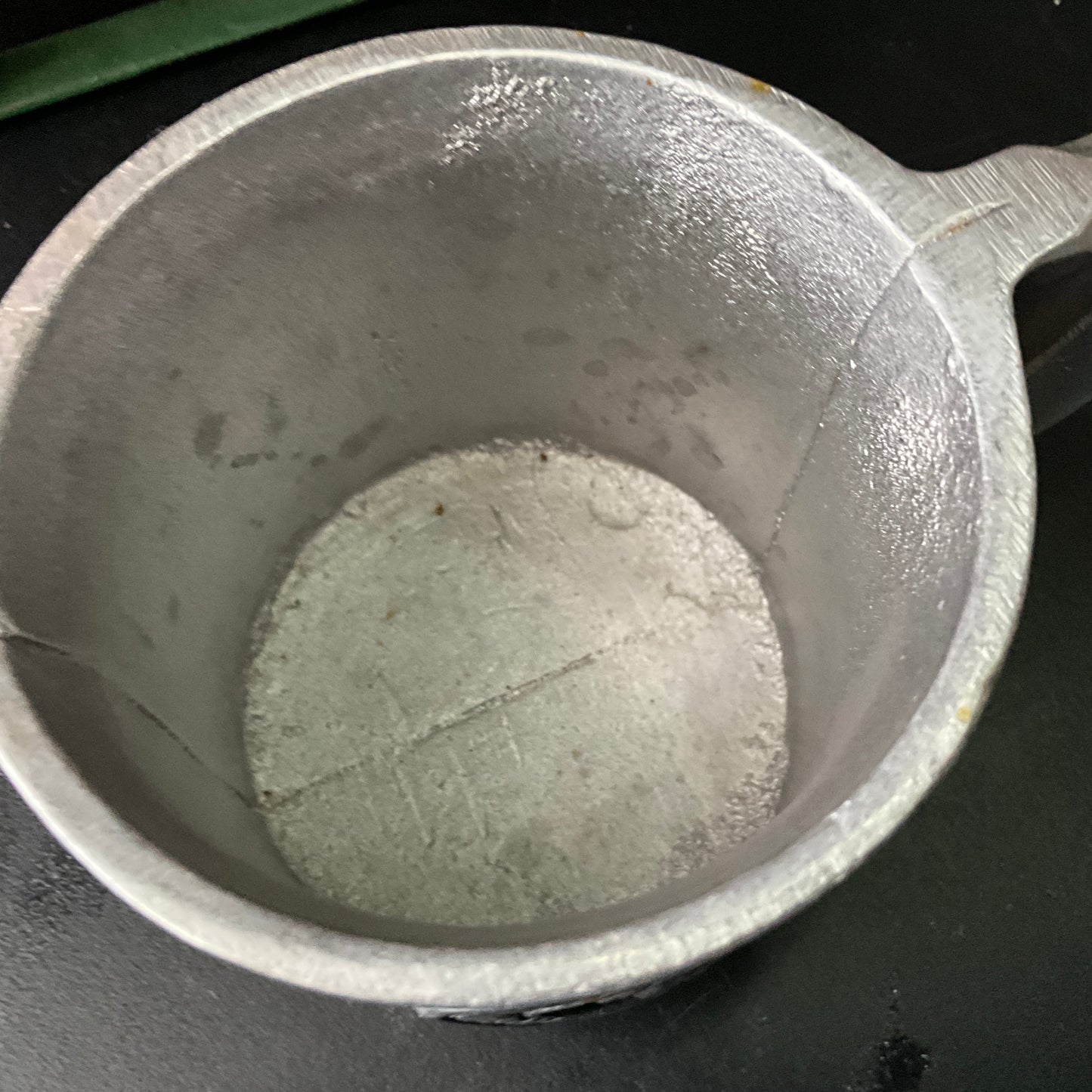 Precious pewter Giraffe with Alphabet baby mug vintage collectible