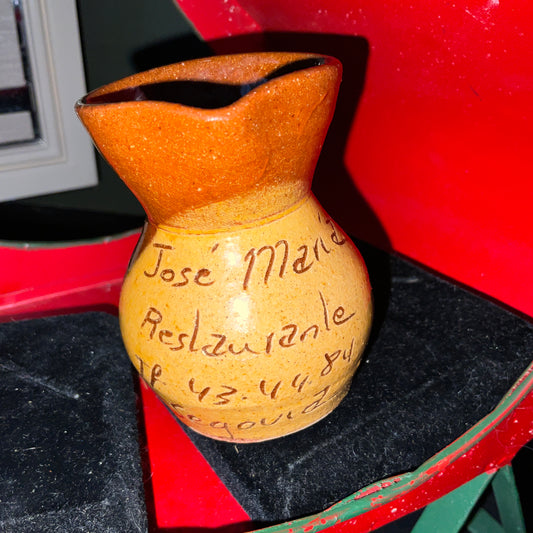 Jose Mar La souvenir Spanish Jug miniature collectible pitcher