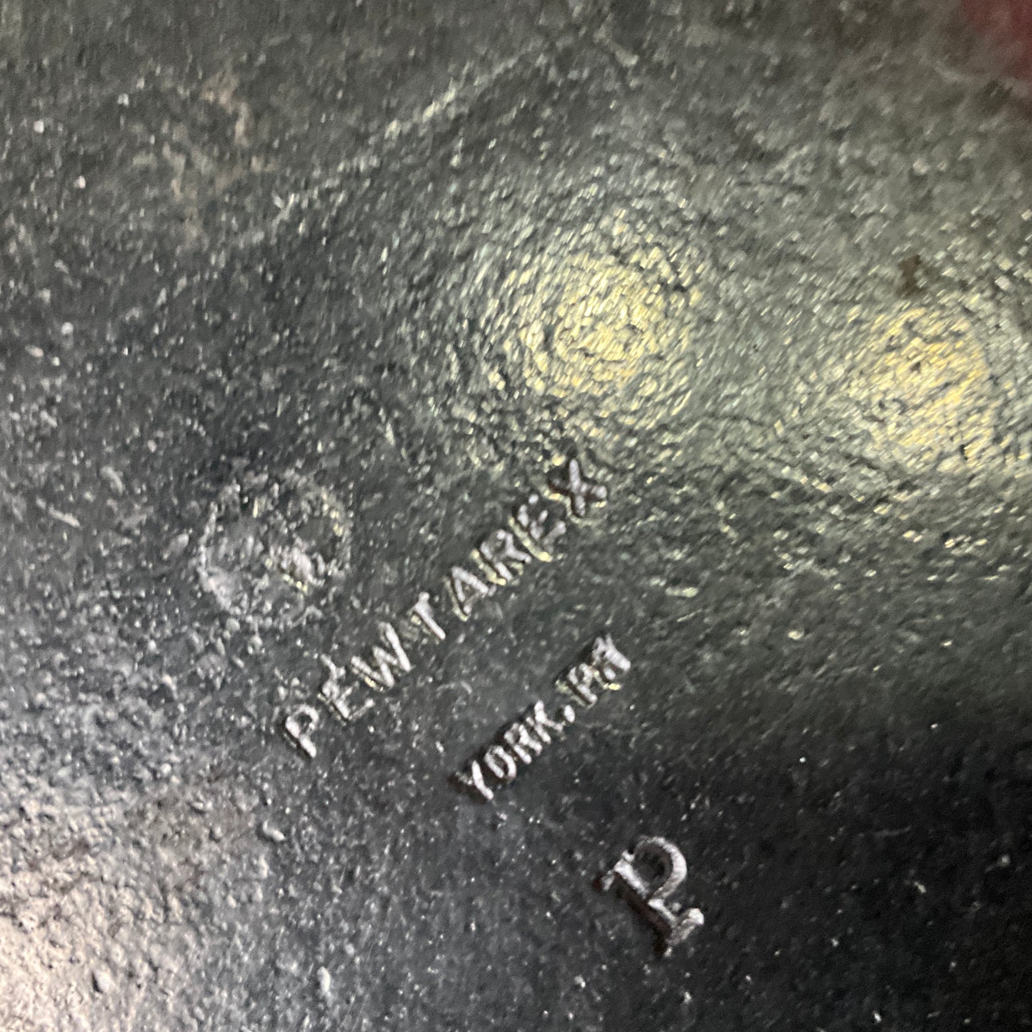 Davidson College Davidson NC Pewterex bowl wall hanging made in York PA