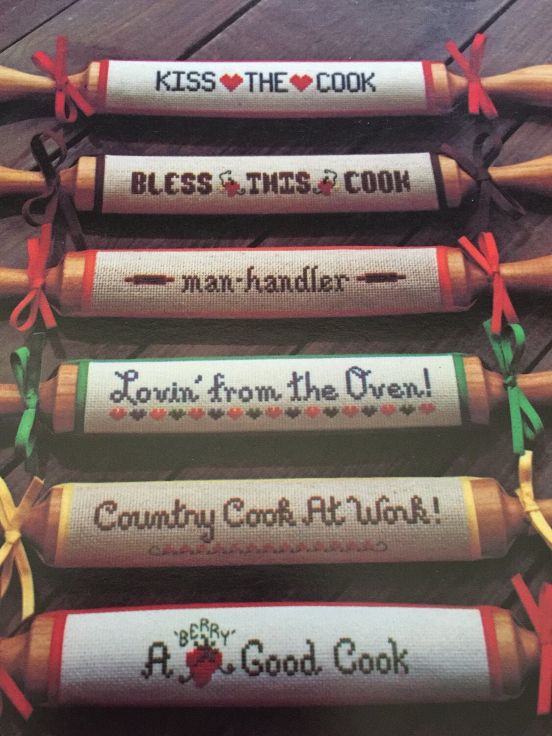 The South Forty Leaflet 1 Rolling Pins counted cross stitch patterns