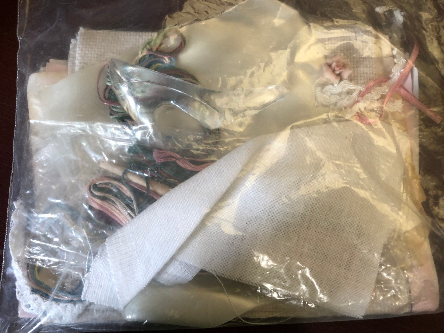 Better Homes and Gardens, A Lady's Slipper, Pin Cushion, Counted Cross Stitch Kit, Plastic (Glass Sleeper) Included