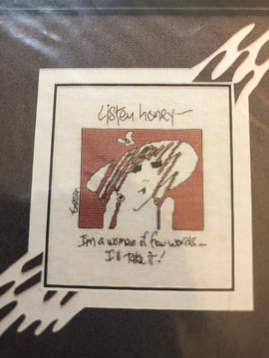 Twisted Threads choice Listen Honey Life's a Stitch! counted cross stitch charts see pictures and variations* 1 of 3