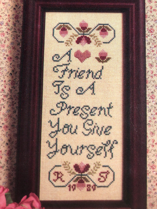 The Need'l Love Company, Keepsakes, Designed by, Renee Nanneman, Vintage 1989, Counted Cross Stitch, Pattern Book