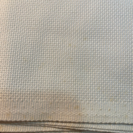 AIDA 18 count White 3 pieces needlecraft fabric see pictures and description*