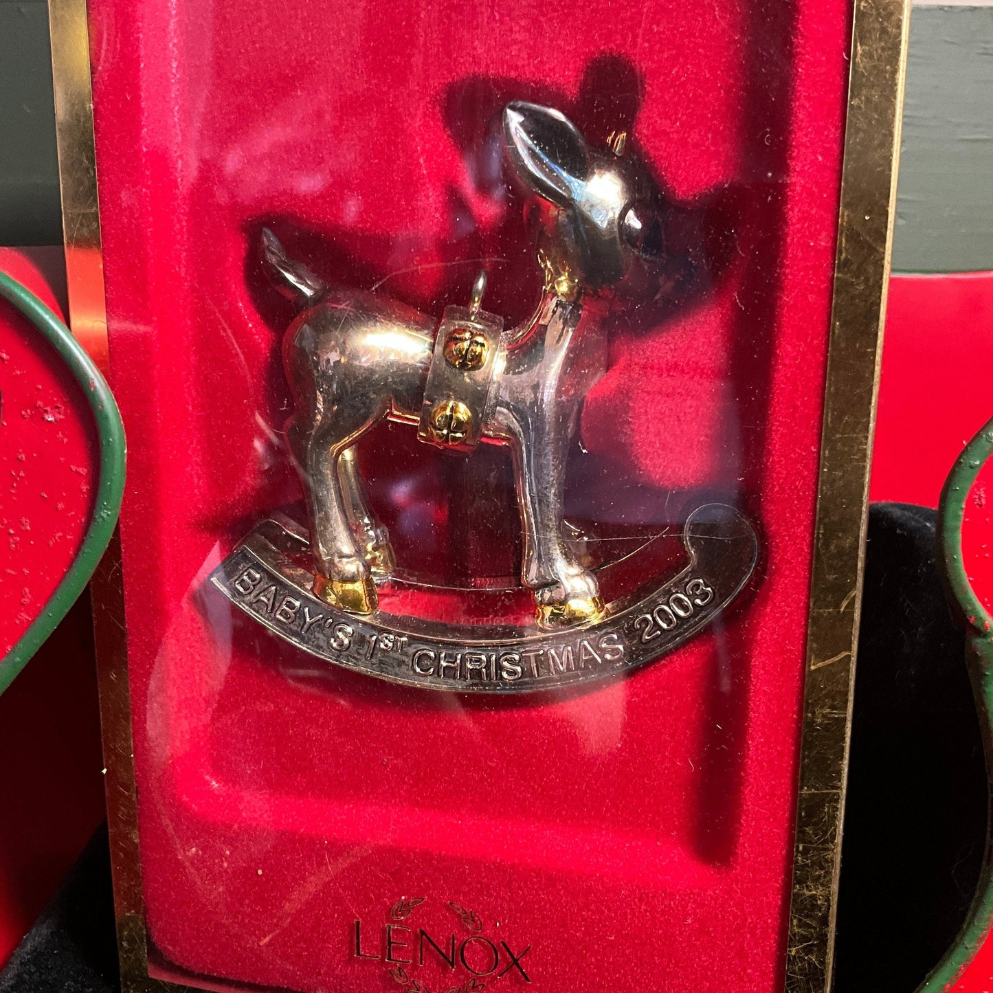 Lenox Baby's 1st Christmas 2008 Gold-Tone Ornament