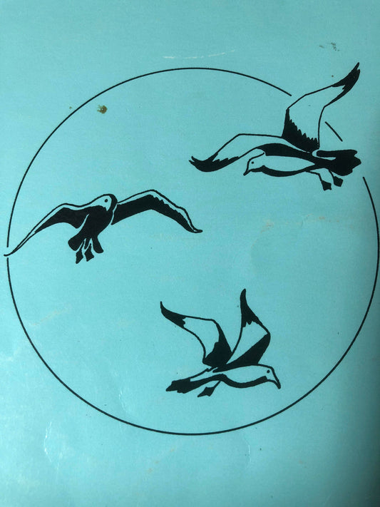 Tidewater Originals "Seascapes 1" Birds, Boats and Beaches Graphed for Needlework Vintage 1978, Counted Cross Stitch Patterns