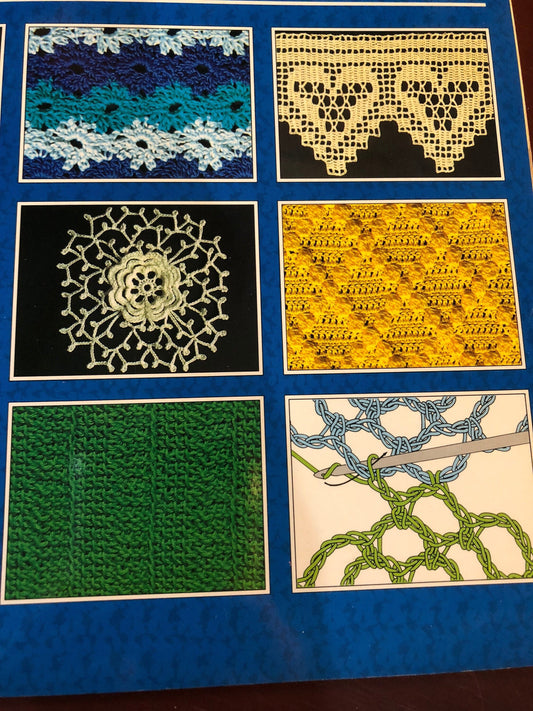 The Harmony Guide to 100's More Crochet Stitches, Vintage 1992 Crochet Pattern Book