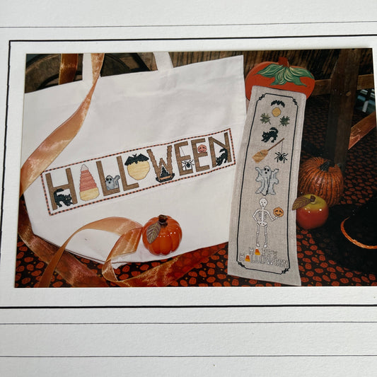 Annalee Waite Designs Halloween Highlights No HH25 Vintage 2000 Counted Cross Stitch Chart