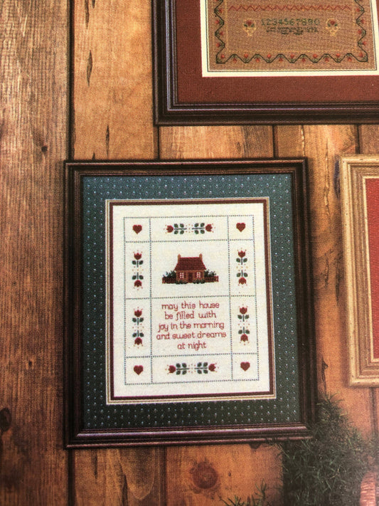 Country Fair Collection One "Pleasant Memories" by Sue Hillis Designs, Vintage 1984, Cross Stitch Patterns