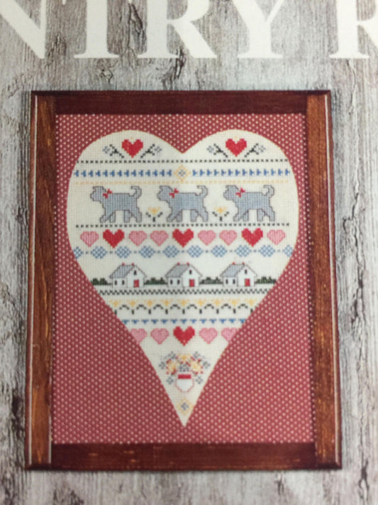 Kount on Kappie, Vintage 1985 "Country Road" Book 66 18 projects charted designs for counted cross stitch and needlepoint pattern book