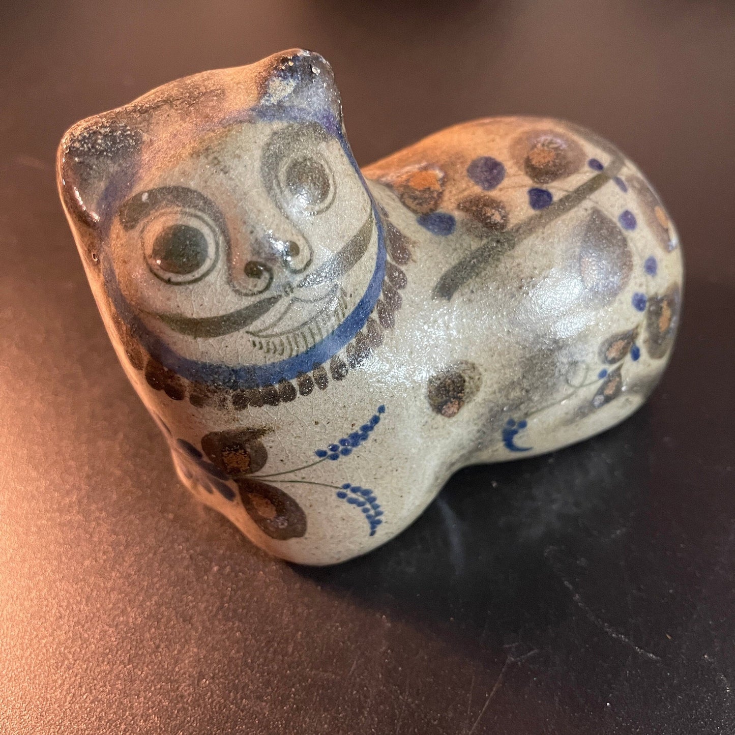 Tonala' Art Pottery Cat vintage collectible ceramic figurine