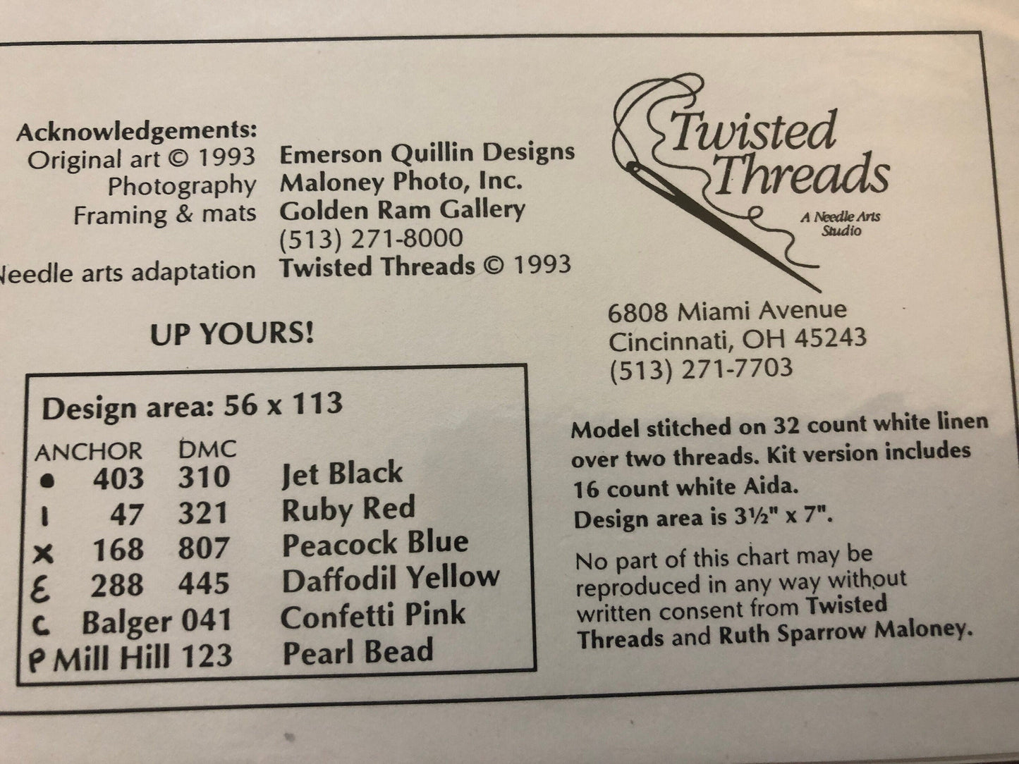 Twisted Threads choice Listen Honey Life's a Stitch! counted cross stitch charts see pictures and variations* 2 of 3