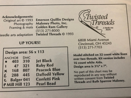 Twisted Threads choice Listen Honey Life's a Stitch! counted cross stitch charts see pictures and variations* 2 of 3