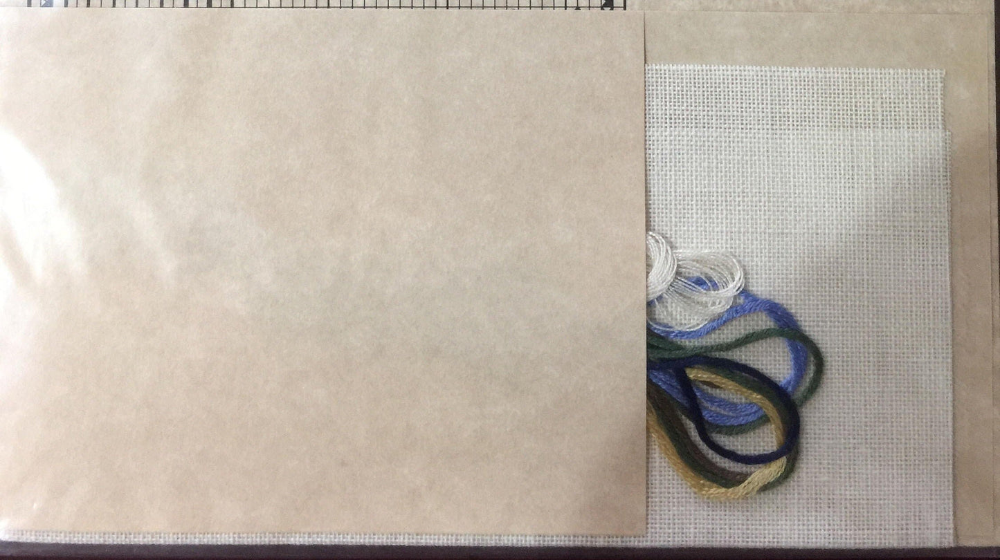 Schoolroom Samplings "Wanderers May Tarry" Vintage 1994, Cross Stitch kit SK-6