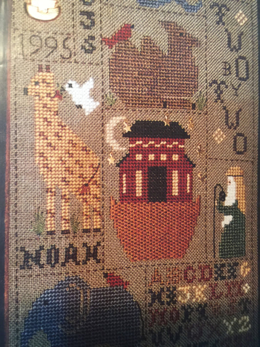 Homespun Elegance Purely Samplers "Two by Two" cross stitch chart*