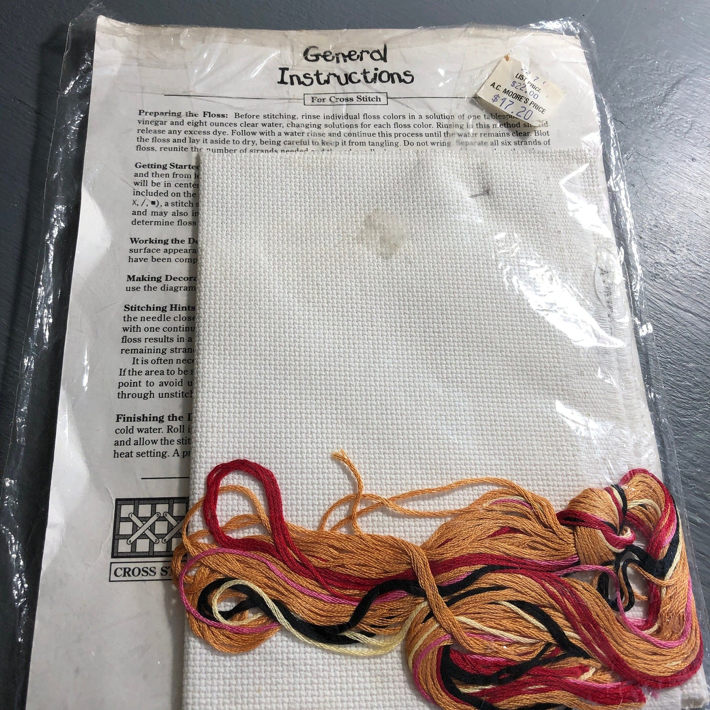 Pooh, "P" is for Pooh, Counted Cross Stitch Kit, 14 Count White AIDA