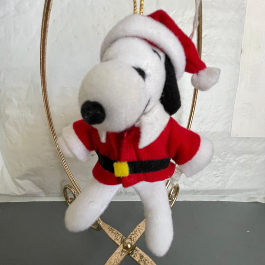 Applause Peanuts Gang Snoopy or Woodstock Choice Of Stuffed Plush Ornaments See Variations