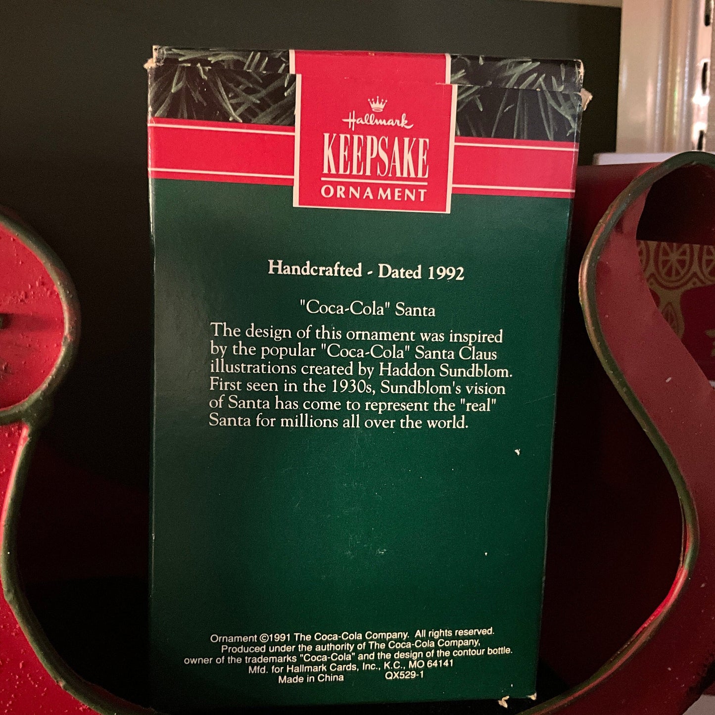 Hallmark Coca-Cola Santa choice Keepsake ornaments see pictures and variations*