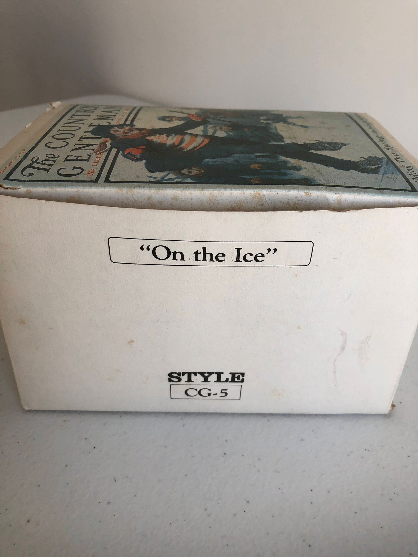 Norman Rockwell, "On The Ice". Limited Edition of 7500, Vintage 1982, Figurine
