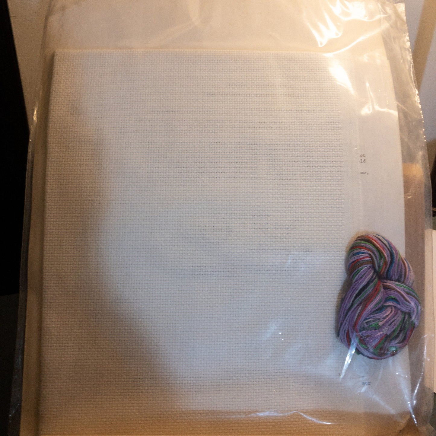 Creations, Don't Put Off, Vintage Counted Cross Stitch On Aida Fabric, Kit