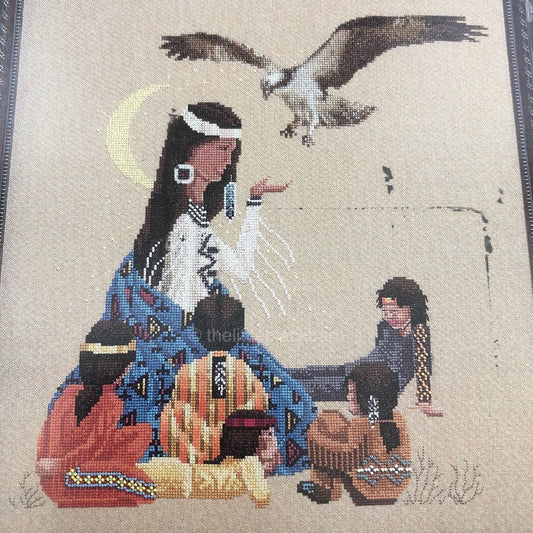 the Legend, Designed by Sally Rung, Vintage 1993, Counted Cross Stitch Design