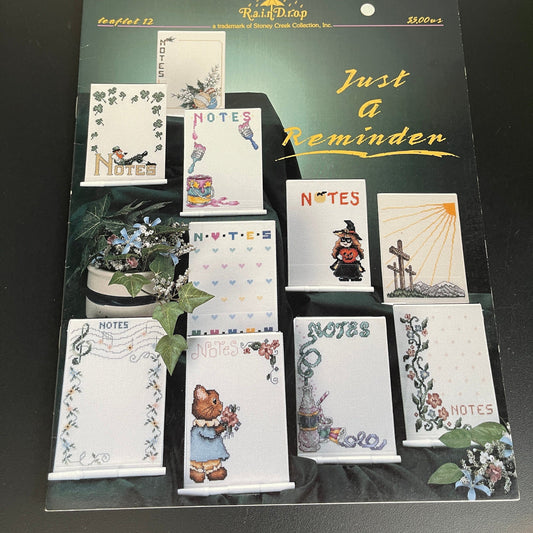 Rain Drop choice vintage counted cross stitch charts see pictures and variations*