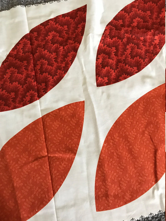 Cranston Print Works "Harvest Pumpkin" fabric Pre-printed panel