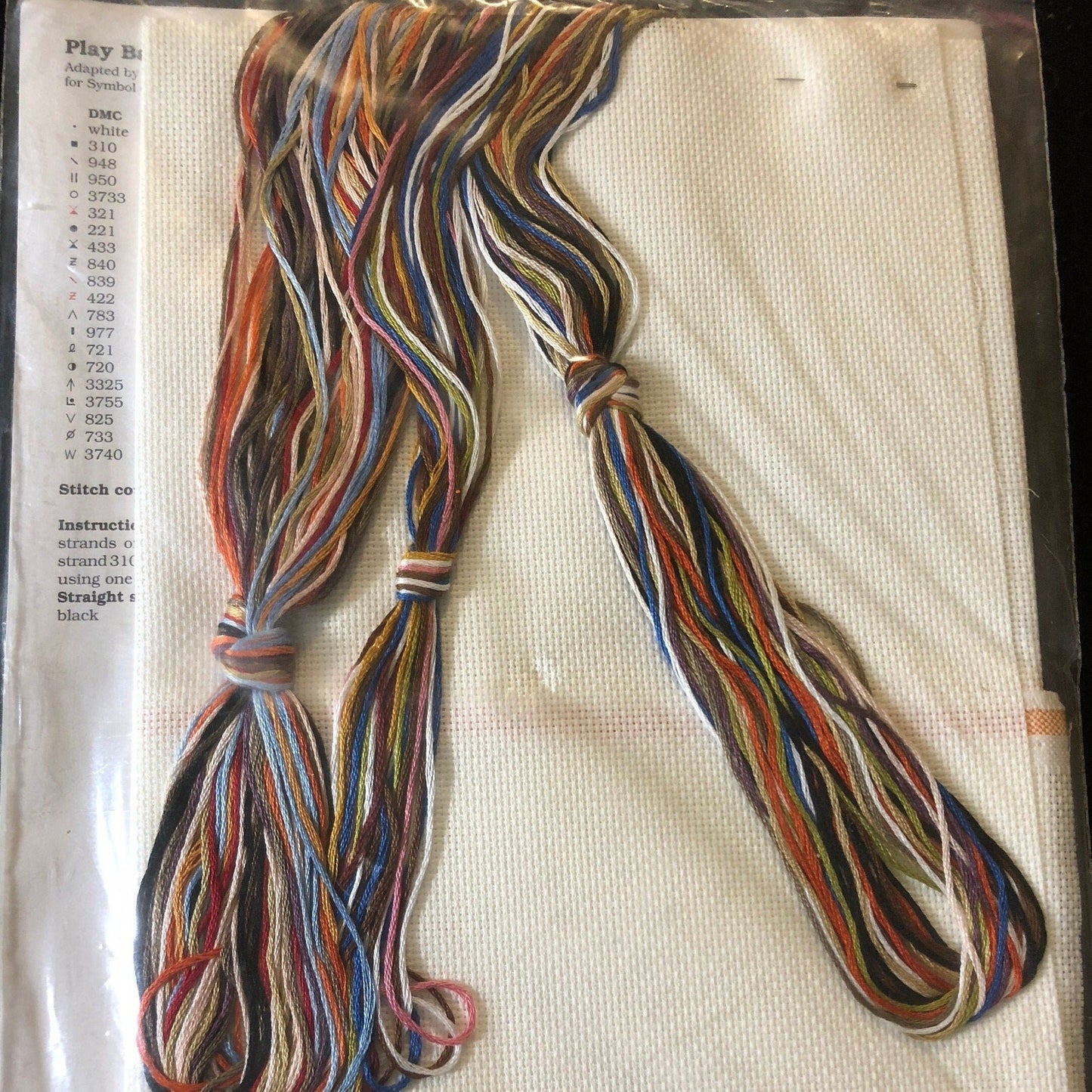 Disney's, Snow White and the Seven Dwarfs, Play Ball, Counted Cross Stitch Kit Complete with 18 count White Aida, Floss*