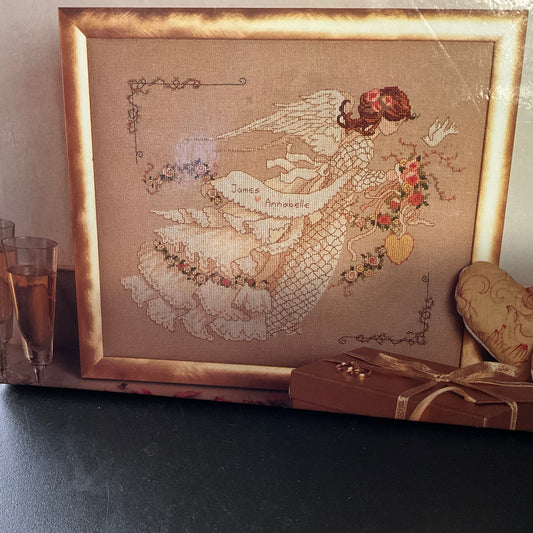 David & Charles Cross Stitch Angels 30 designs vintage hardcover cross stitch pattern book*