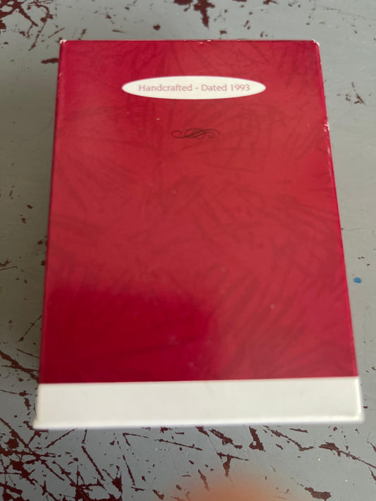 Hallmark Grandchild's First Christmas Baby Raccoon 1993 Keepsake Ornament.QX555-2.