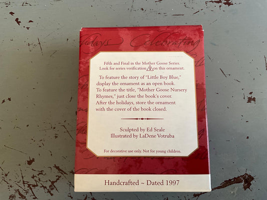 Little Boy Blue 1997 Mother Goose Collector's Series