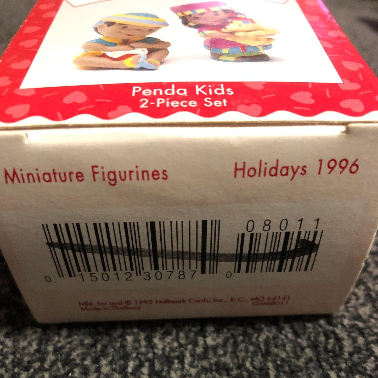 Hallmark, Penda Kids - Merry Miniature Figurines, Vintage 1996, QSM8011*