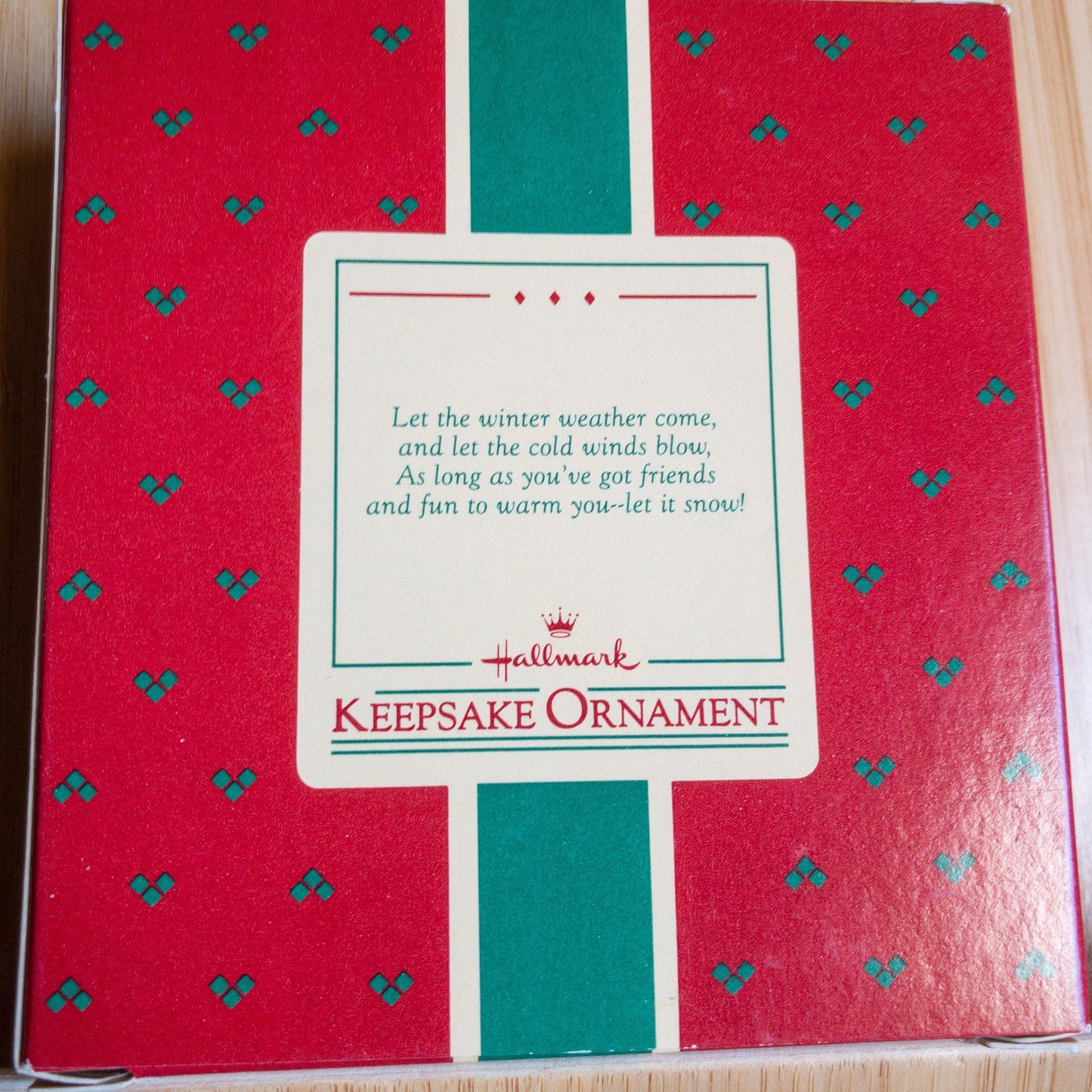 Hallmark, Winter Fun, Vintage 1988, Keepsake Ornament