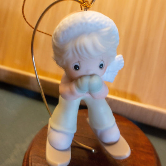 Enesco, Precious Moments, It's So Uplifting To Have A Friend Like You, Porcelain Ornament