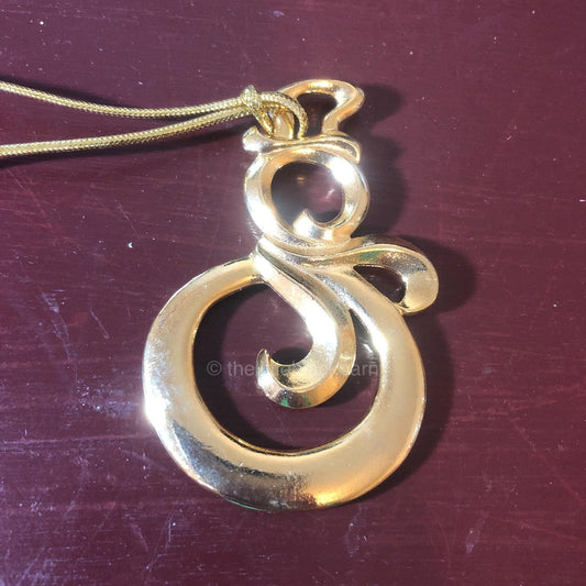 Gloria Duchin Gold Tone Snowman Ornament