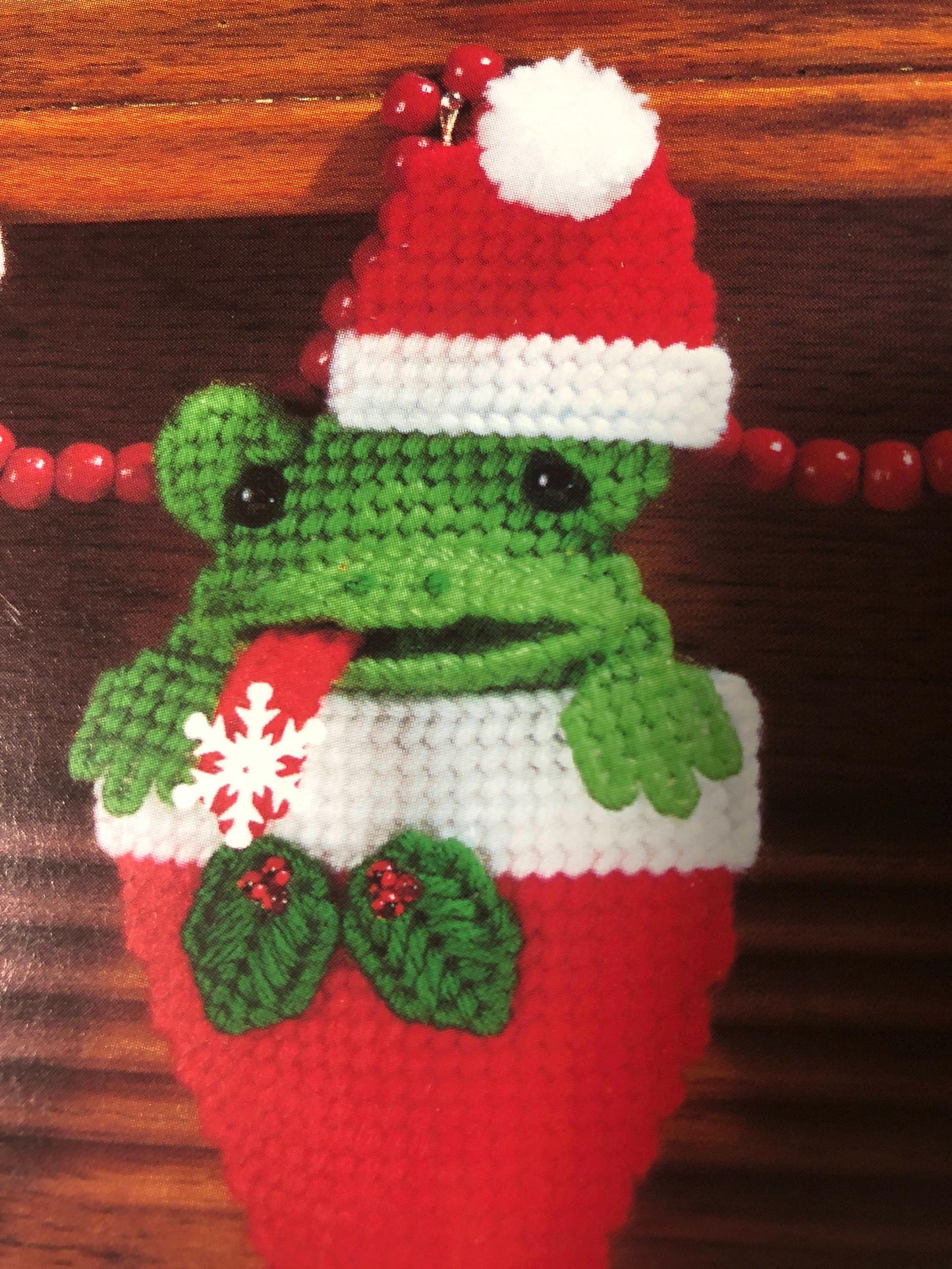 House of White Birches, Country Christmas Ornament Collection, by Vicky Blizzard, Vintage, 1995, Plastic Canvas, pattern book