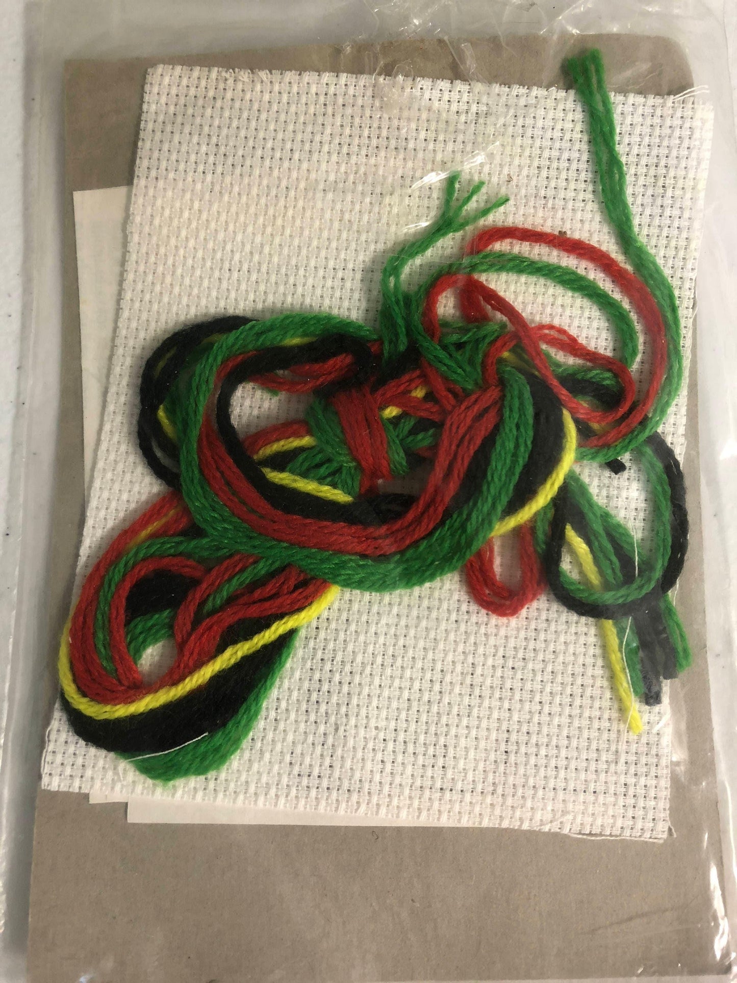 Suzanne McNeill Cross Stitch Wreath Kit #1925, Vintage 1984, Christmas Ornament