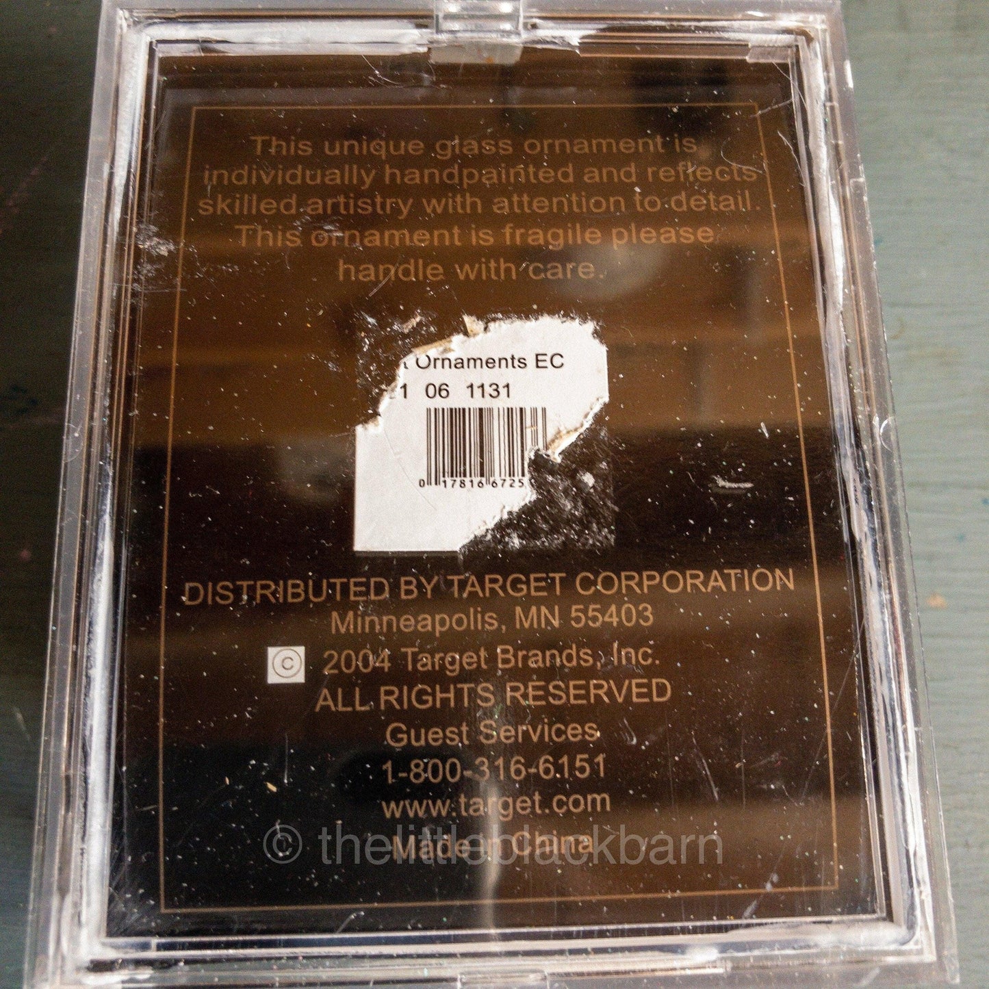 Pretty Little White Block Church with Red Steeple and Stained Glass Windows*