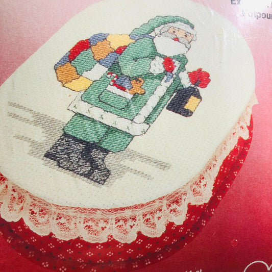 What's new, Christmas in the Country, Santa Box, Vintage Cross Stitch Kit