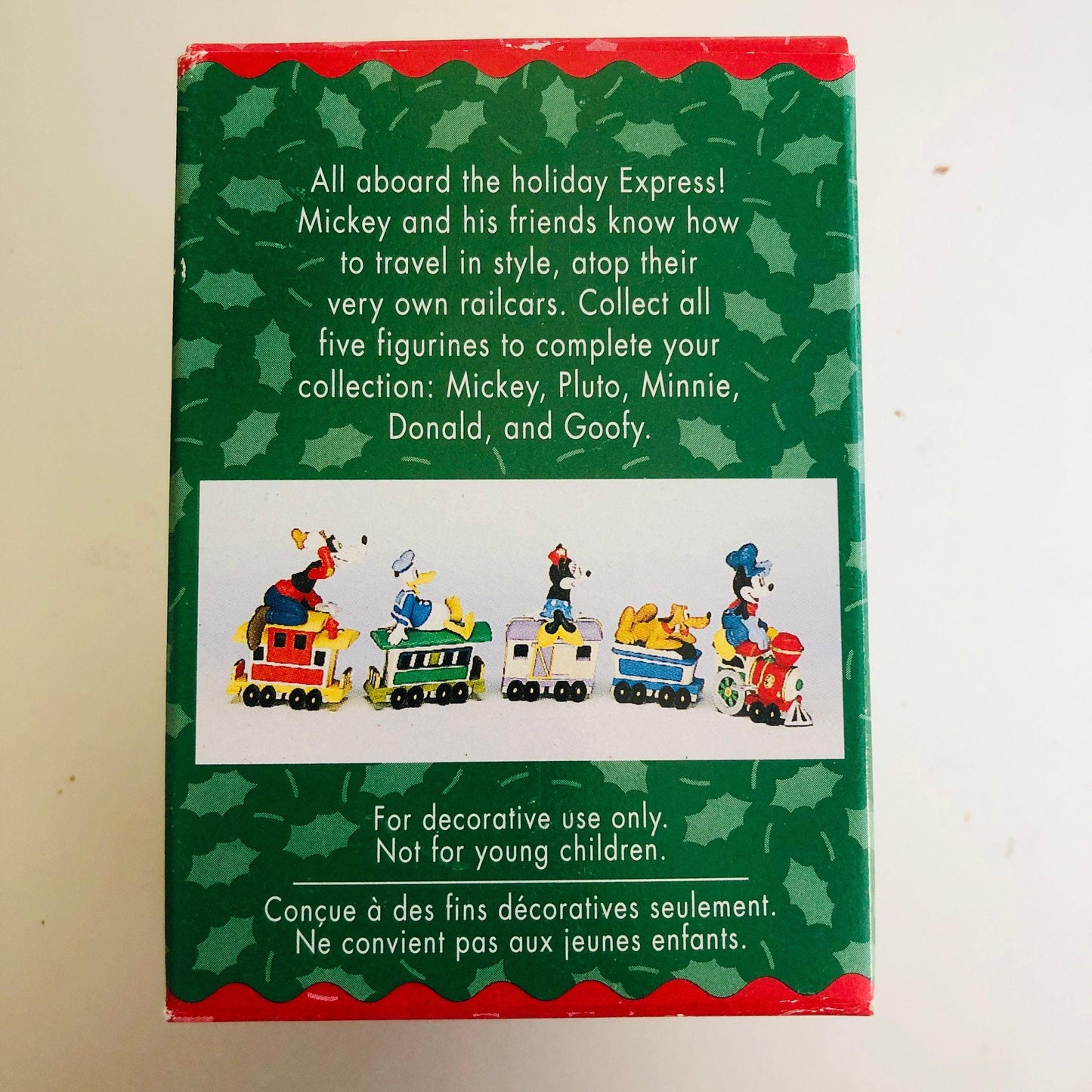 Hallmark, Mickey's Locomotive & Goofy's Caboose, Pair Of Merry Miniatures, Dated 1998*
