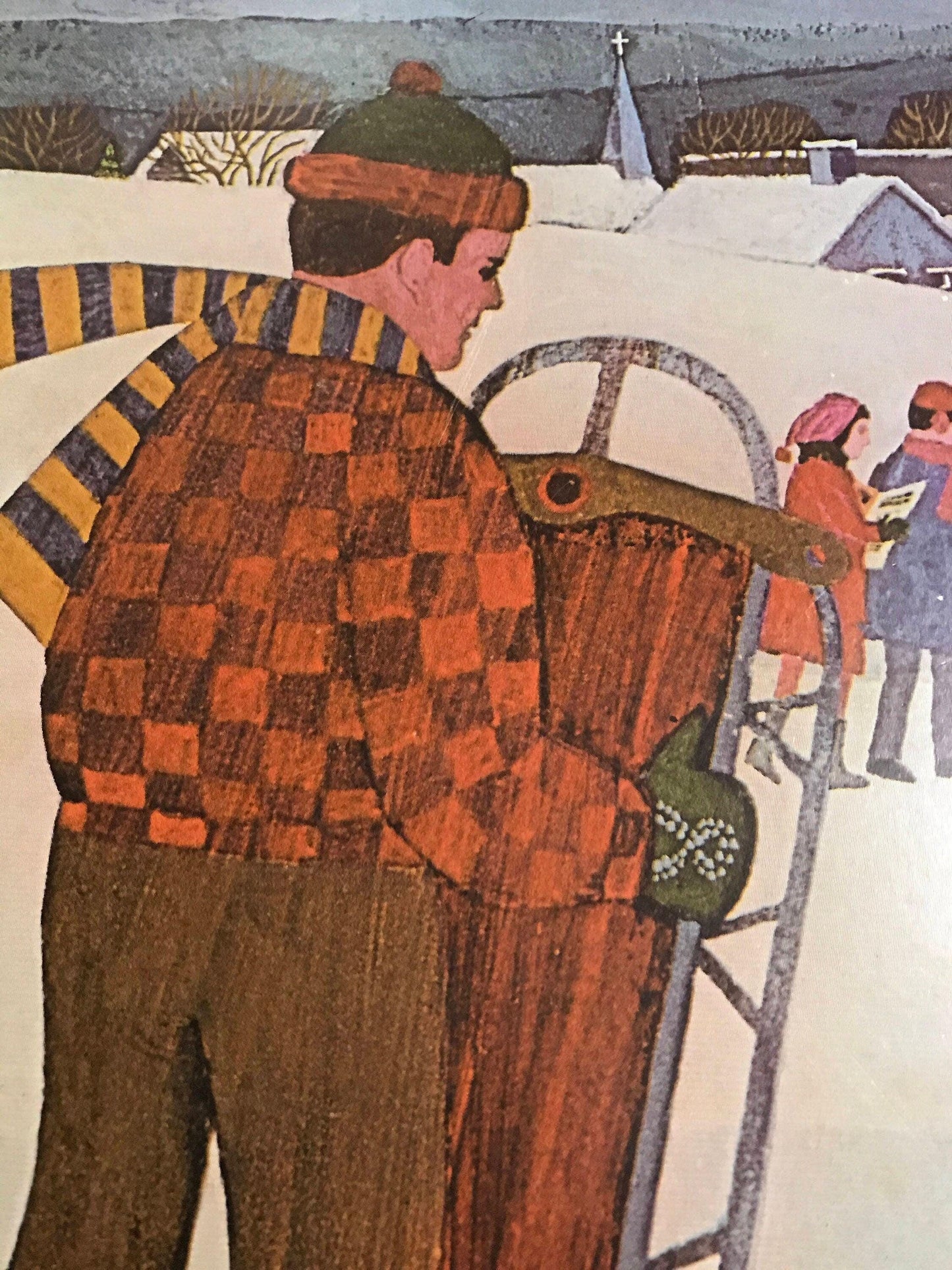 Christmas Sing Along with 8 The Carolers' Companion song sheet Vintage 1960s