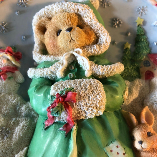 Cherished Teddies, The Season of Peace, Vintage 1995 Collector Plate