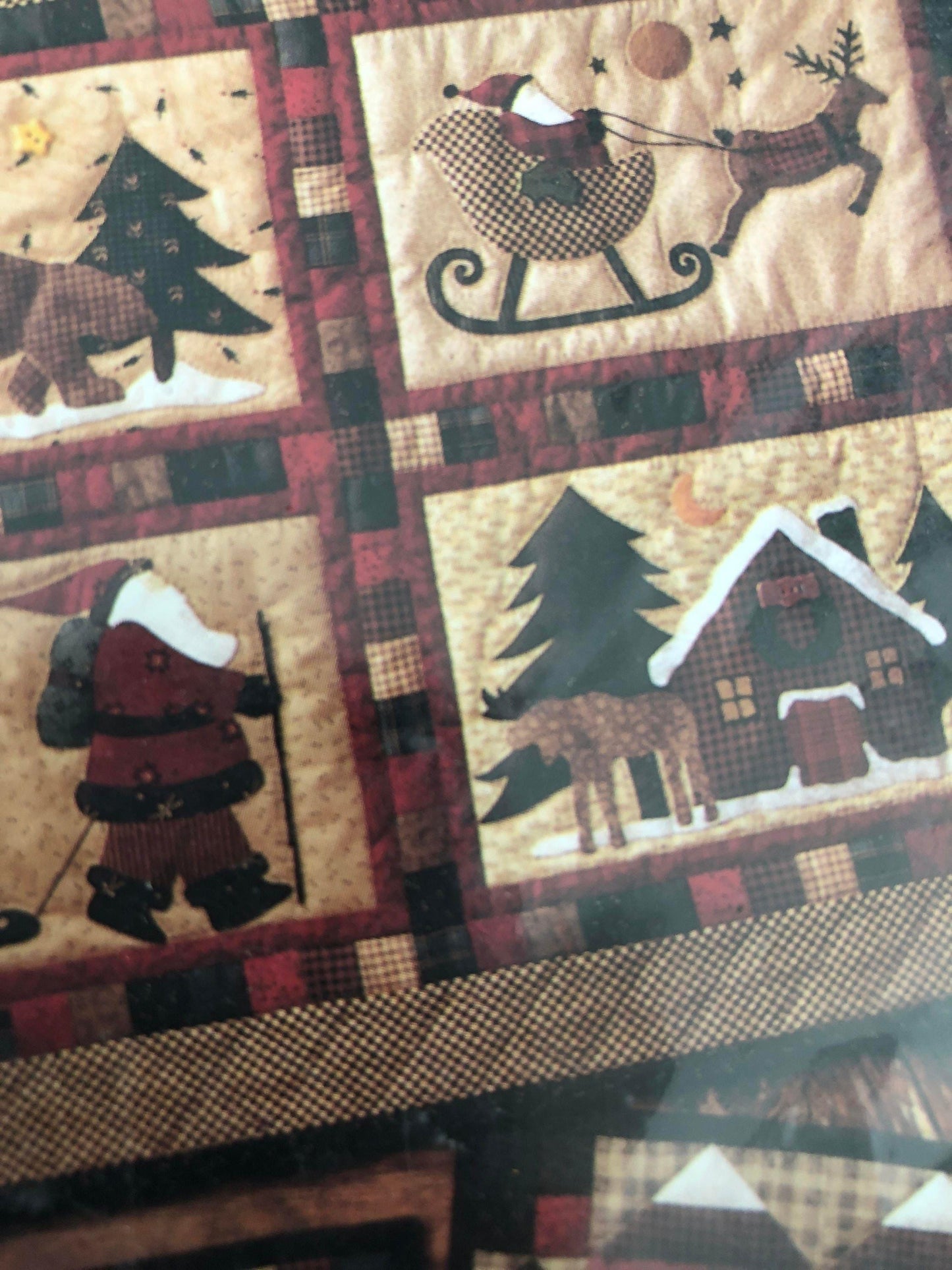 Mum's The Word Woodland Santa Vintage 1995 Quilting Pattern