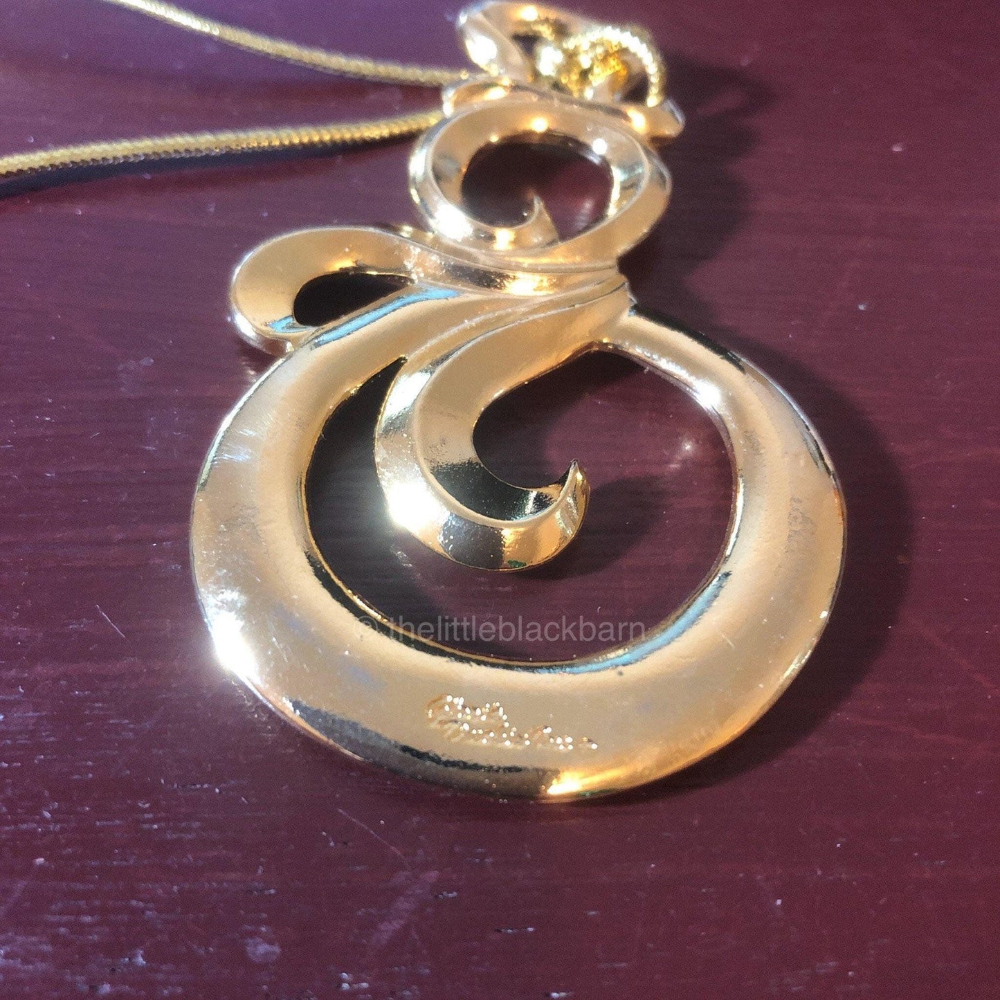 Gloria Duchin Gold Tone Snowman Ornament