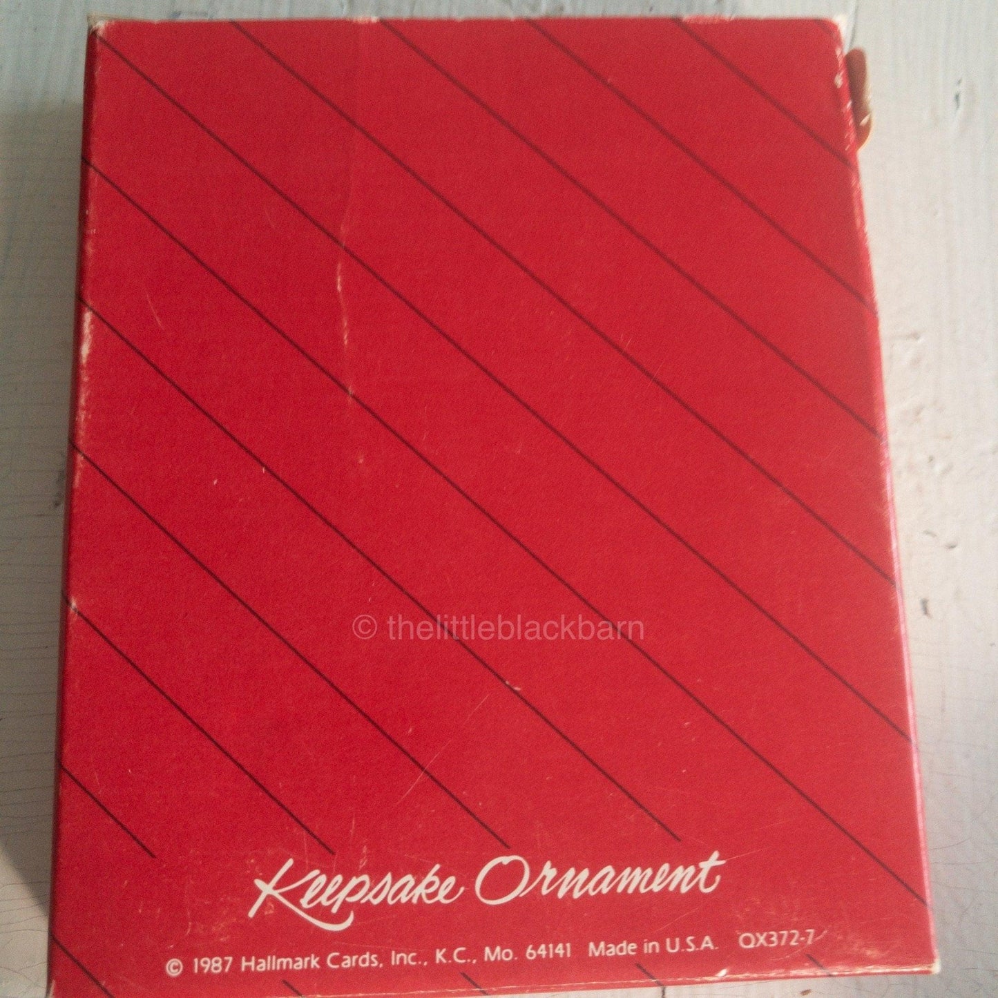 Hallmark, Heart In Blossom, Dated 1987, Acrylic Keepsake Ornament, QX3727*