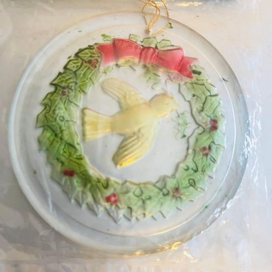 Chadwick-Miller, Dazzling Dove, In Jewel Tone Colors, Vintage Acrylic Ornament