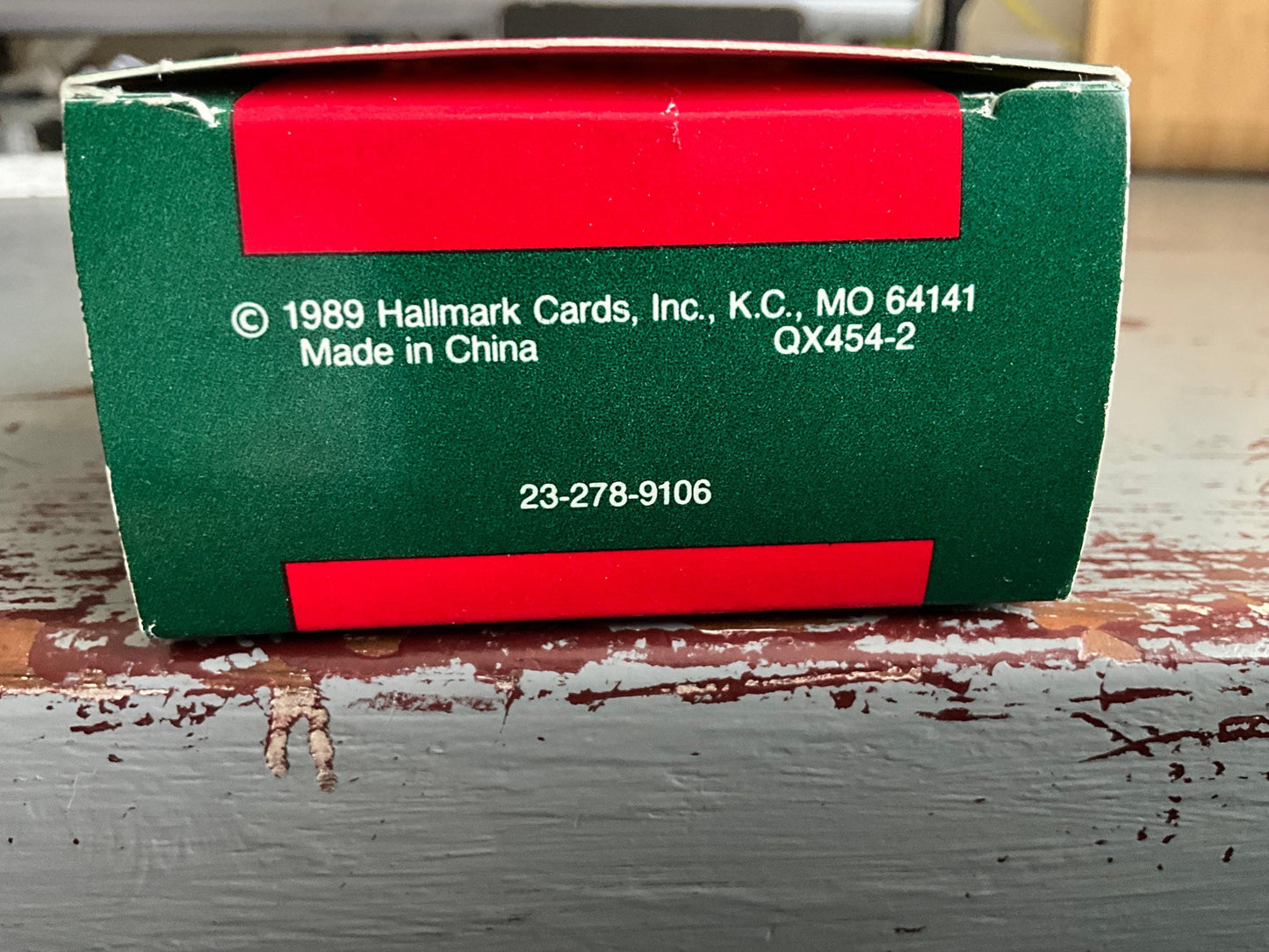 Hallmark Bear-I-Tone 1989 Keepsake Ornament QX454-2